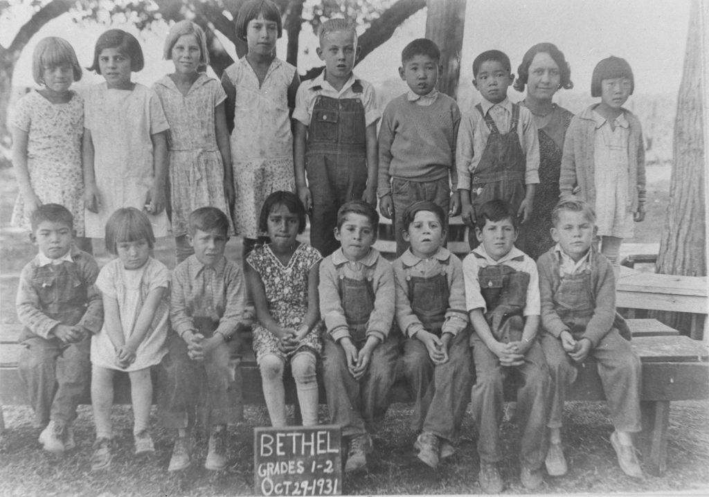 historical photo of bethel school