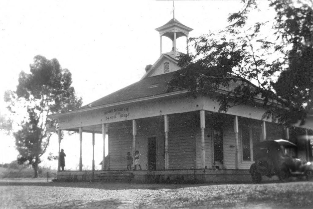 historical photo of round mountain school district